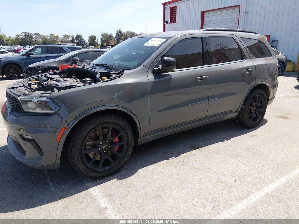 1C4SDJGJ0NC217524 2022 DODGE DURANGO photo no. 2