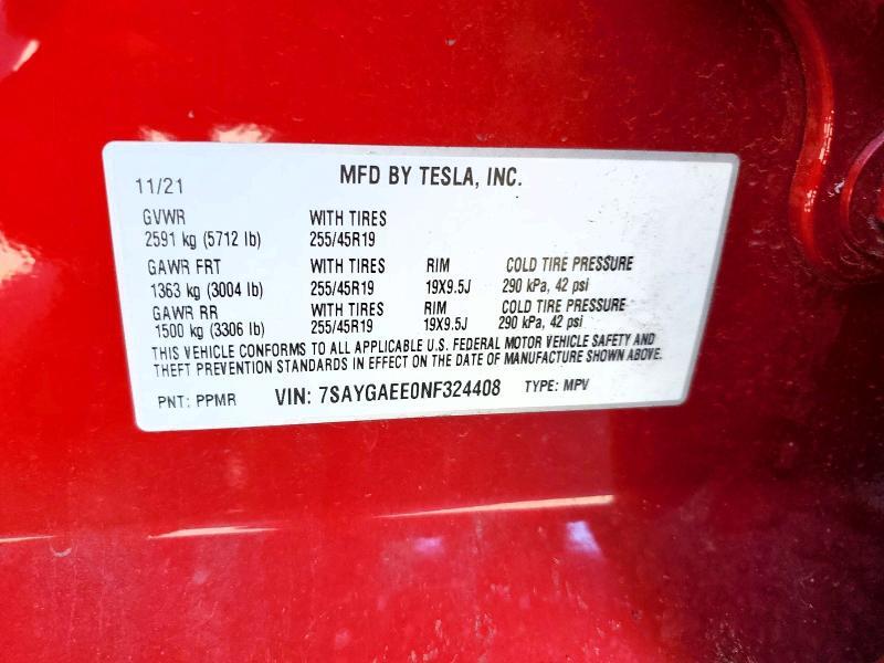 2022 TESLA MODEL Y — Фото 13 из 13