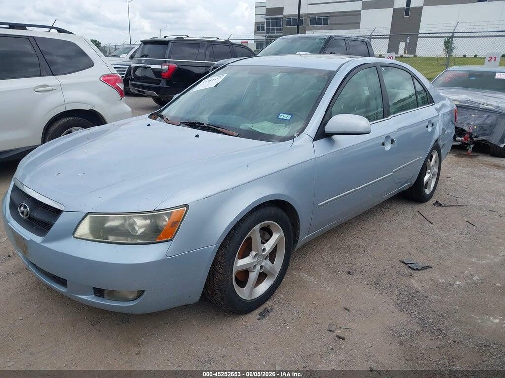 5NPEU46F27H213655 2007 HYUNDAI SONATA photo no. 2