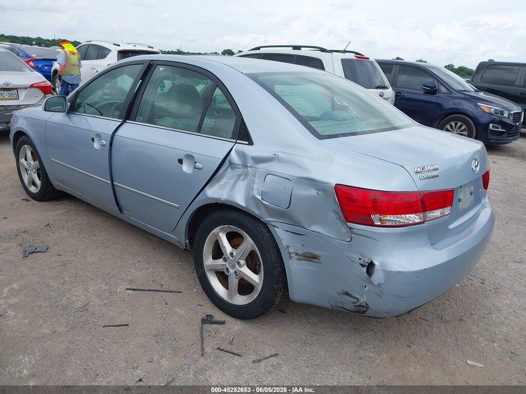 5NPEU46F27H213655 2007 HYUNDAI SONATA photo no. 3