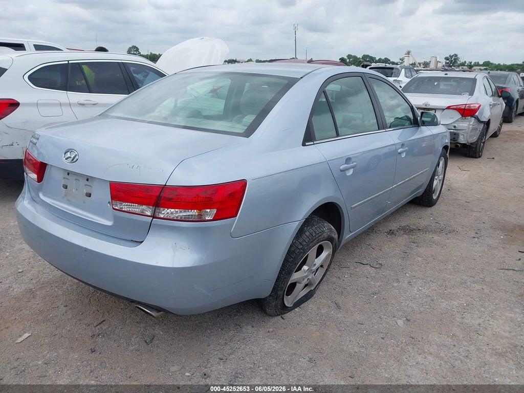 5NPEU46F27H213655 2007 HYUNDAI SONATA photo no. 4