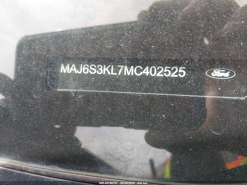 MAJ6S3KL7MC402525 2021 FORD ECOSPORT photo no. 9