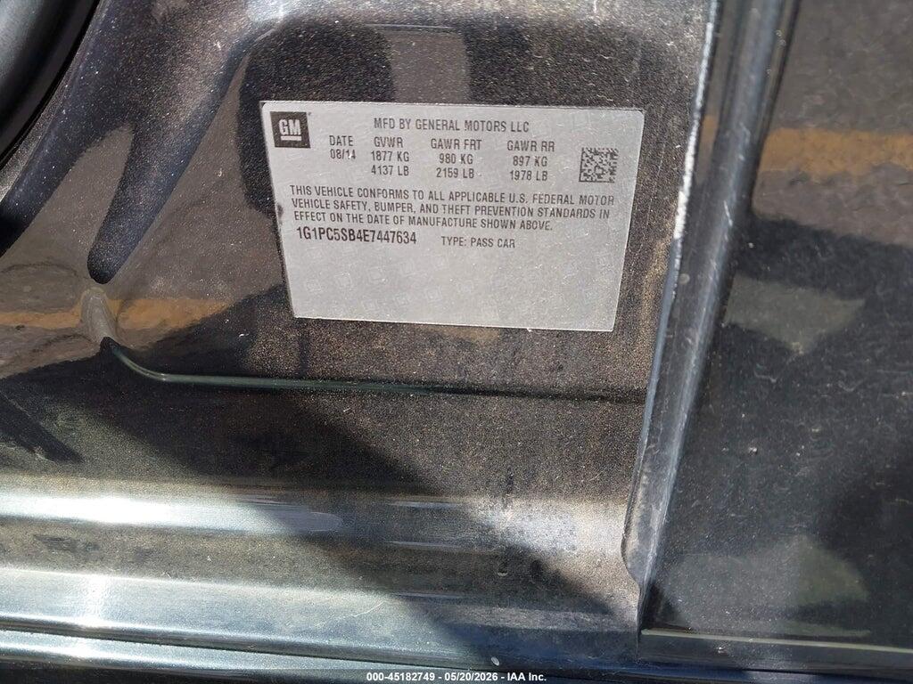 1G1PC5SB4E7447634 2014 CHEVROLET CRUZE photo no. 9