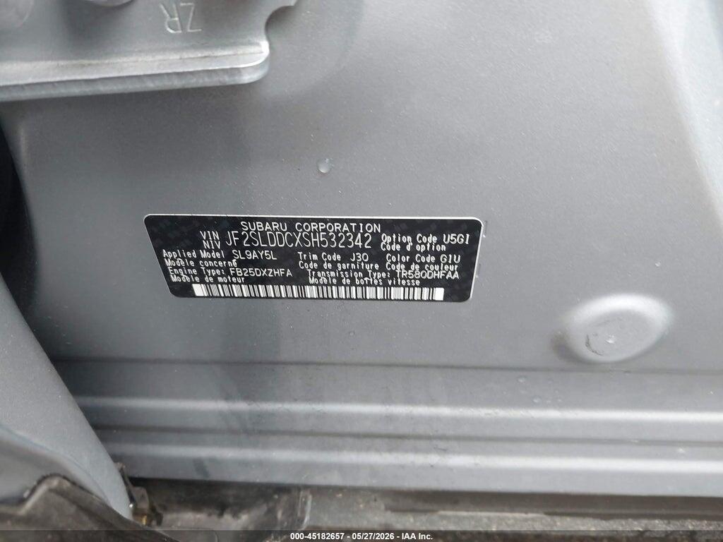 JF2SLDDCXSH532342 2025 SUBARU FORESTER photo no. 9