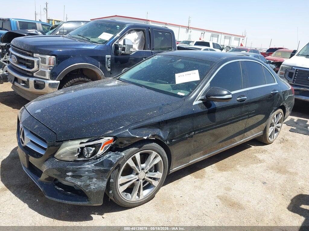 55SWF4JB6FU083099 2015 MERCEDES-BENZ C 300 photo no. 2