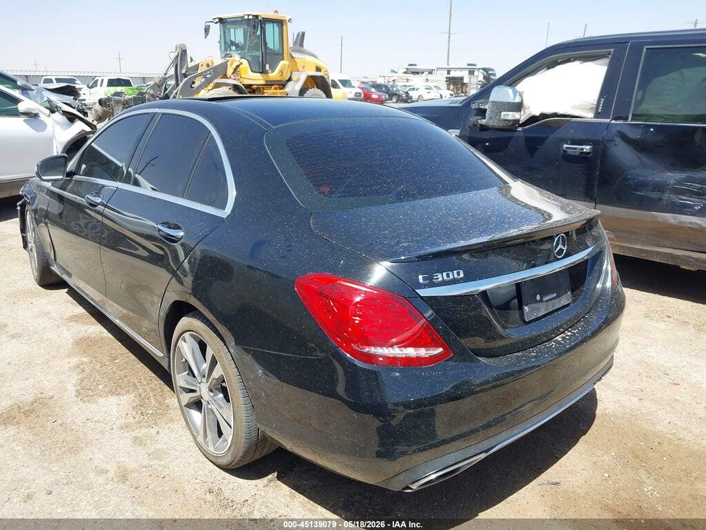 55SWF4JB6FU083099 2015 MERCEDES-BENZ C 300 photo no. 3