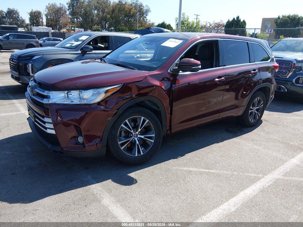 5TDZZRFH7JS243334 2018 TOYOTA HIGHLANDER photo no. 2