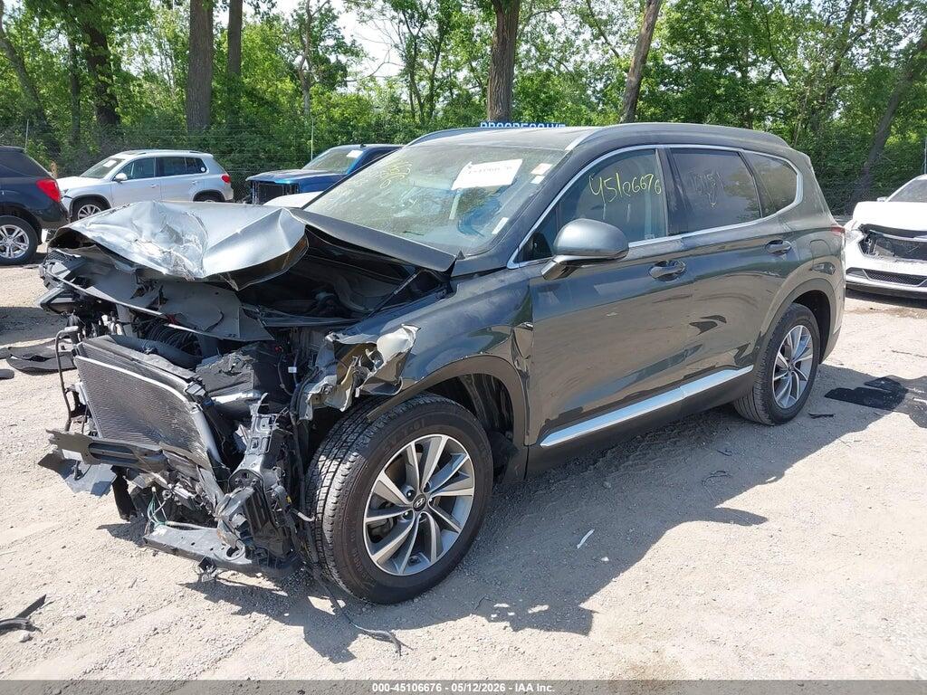 5NMS33AD2LH161151 2020 HYUNDAI SANTA FE photo no. 2