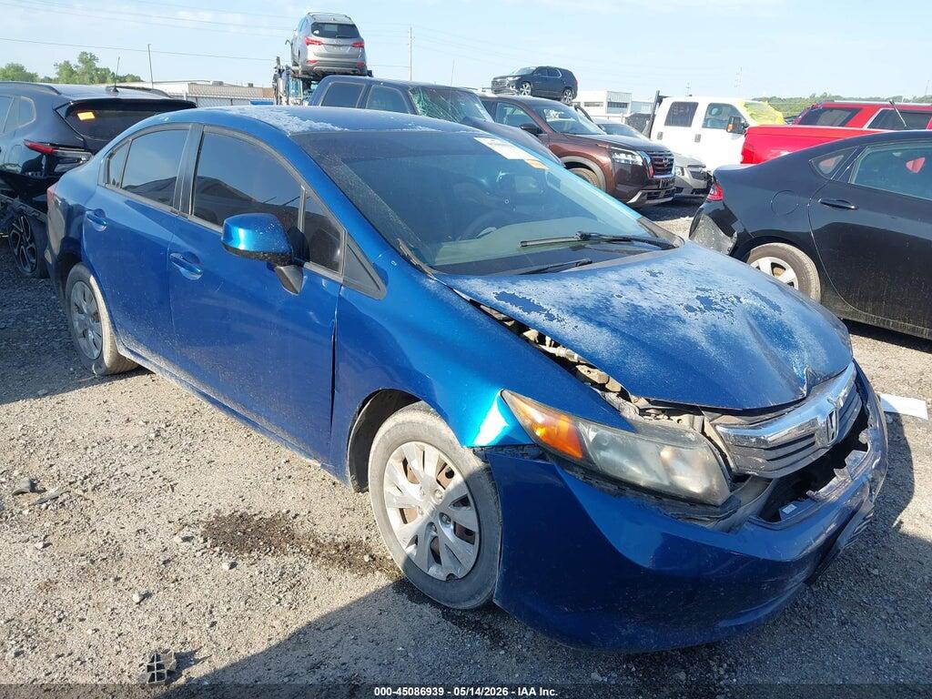 2HGFB2F51CH501578 2012 HONDA CIVIC photo no. 1