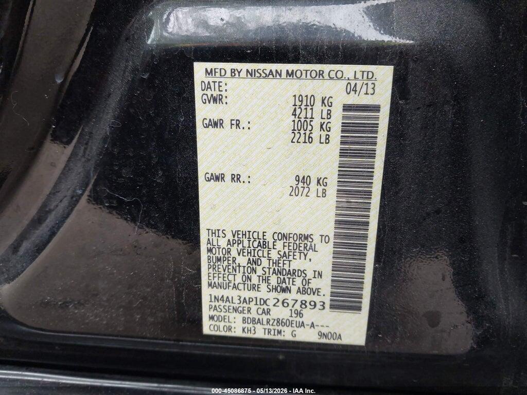 1N4AL3AP1DC267893 2013 NISSAN ALTIMA photo no. 9