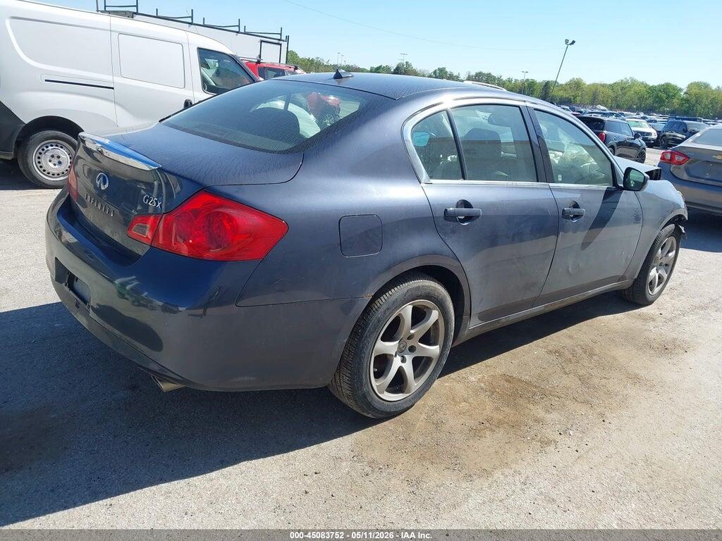 JN1DV6ARXBM651301 2011 INFINITI G25X photo no. 4