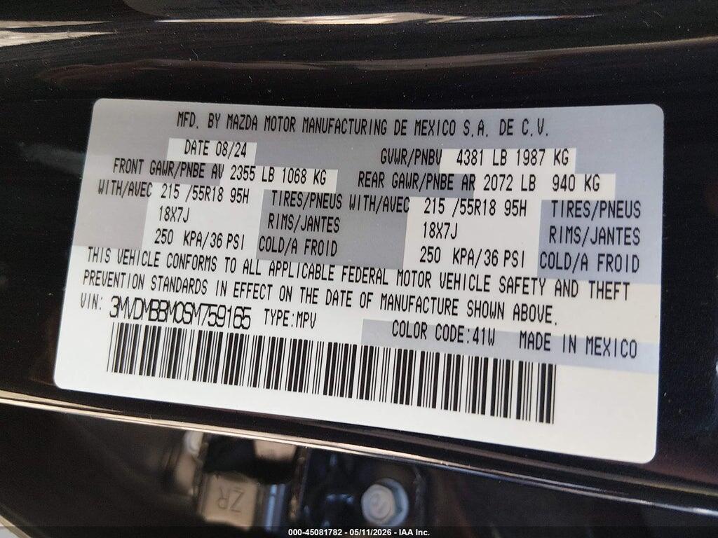 3MVDMBBM0SM759165 2025 MAZDA CX-30 photo no. 9