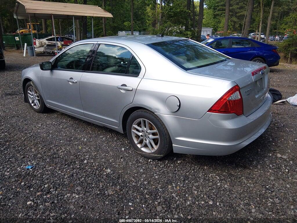 3FAHP0GA1CR347585 2012 FORD FUSION photo no. 3