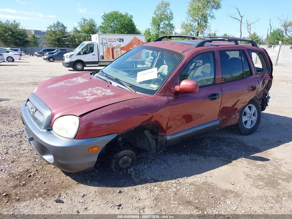 KM8SC73D65U910089 2005 HYUNDAI SANTA FE photo no. 2