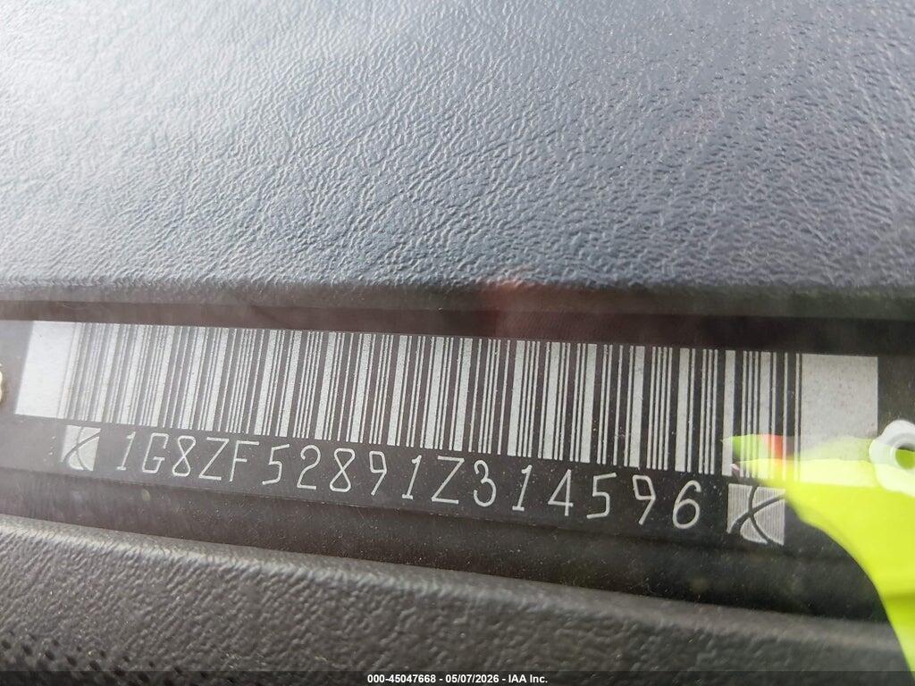 1G8ZF52891Z314596 2001 SATURN SL photo no. 9