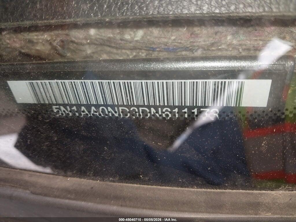 5N1AA0ND3DN611173 2013 NISSAN ARMADA photo no. 9