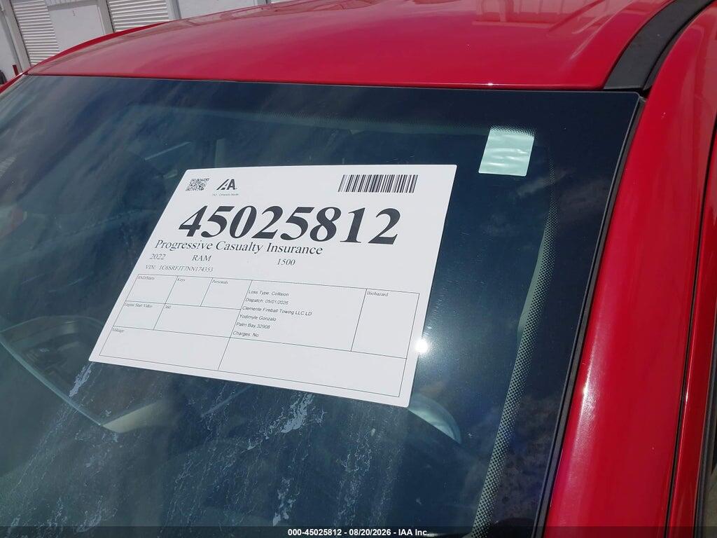 1C6SRFJT7NN174353 2022 RAM 1500 photo no. 12