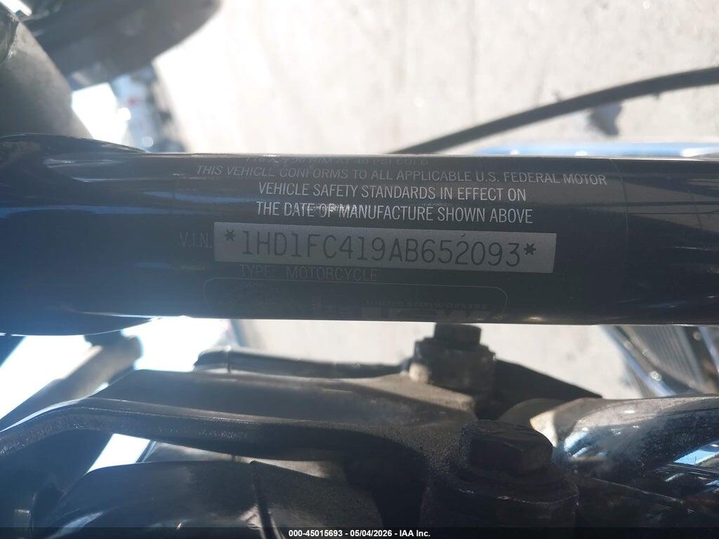 1HD1FC419AB652093 2010 HARLEY-DAVIDSON FLHTCU photo no. 10