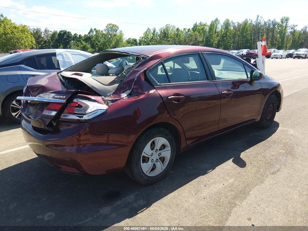 19XFB2F54EE043080 2014 HONDA CIVIC photo no. 4