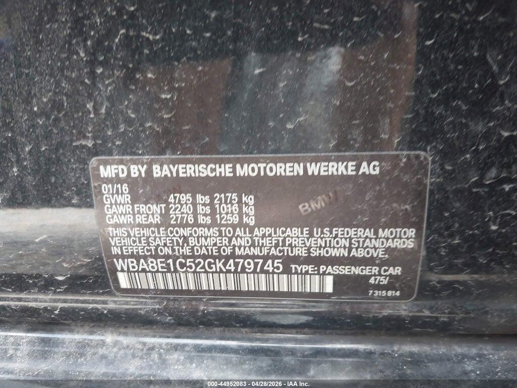 WBA8E1C52GK479745 2016 BMW 330E photo no. 9