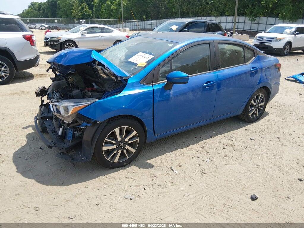 3N1CN8EV6ML893949 2021 NISSAN VERSA photo no. 2