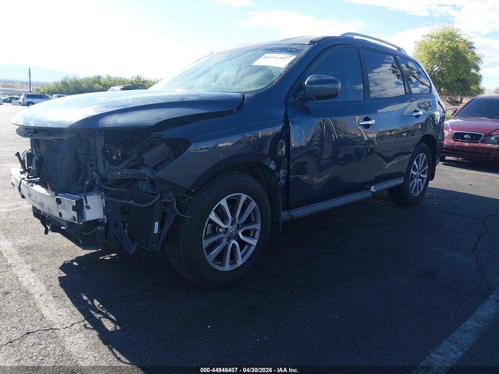 5N1AR2MN9DC642406 2013 NISSAN PATHFINDER photo no. 2