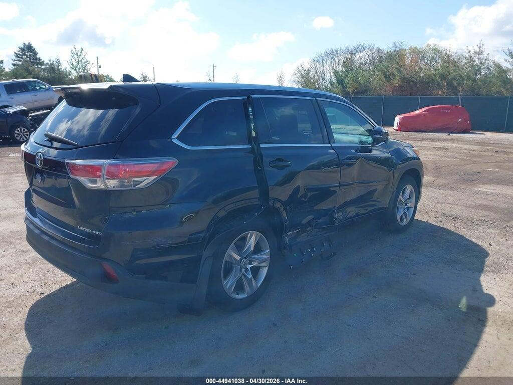 5TDDKRFHXES067318 2014 TOYOTA HIGHLANDER photo no. 4