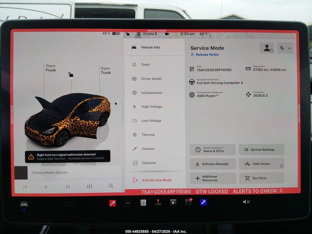 7SAYGDEE4RF115180 2024 TESLA MODEL Y photo no. 7