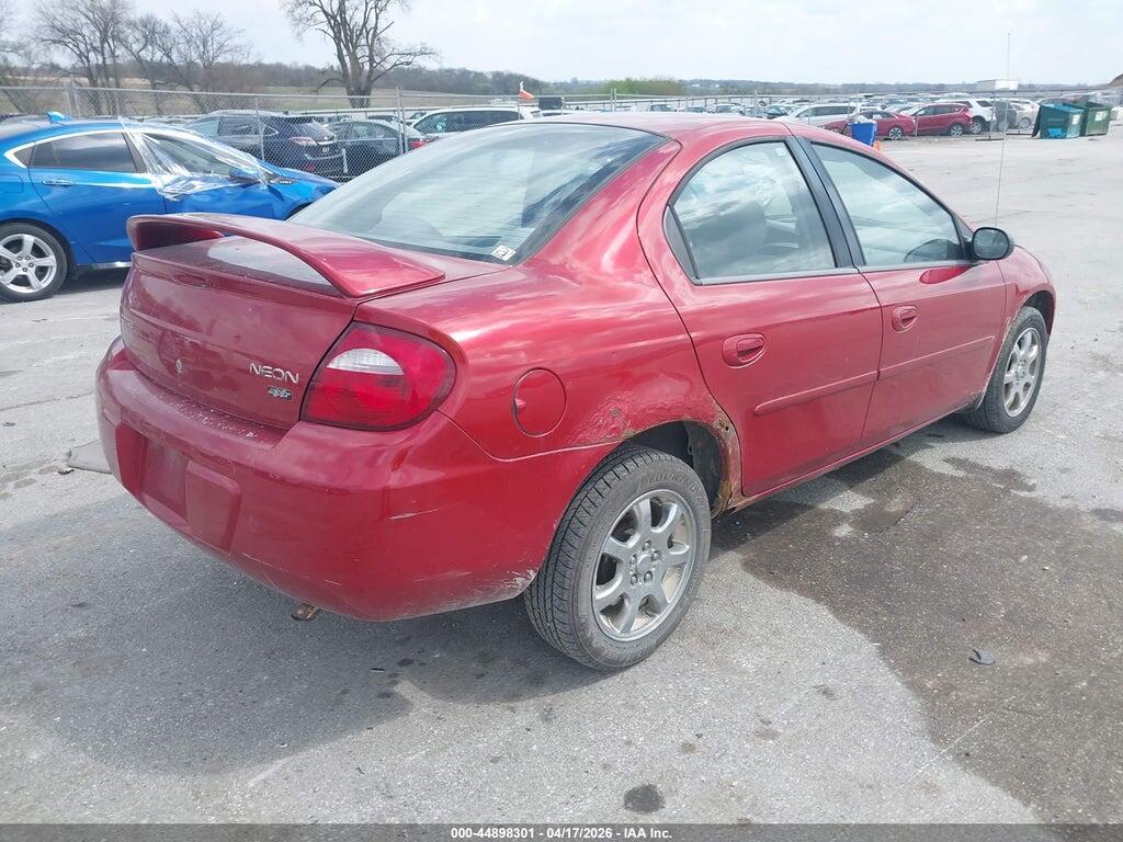 1B3ES56CX5D108433 2005 DODGE NEON photo no. 4