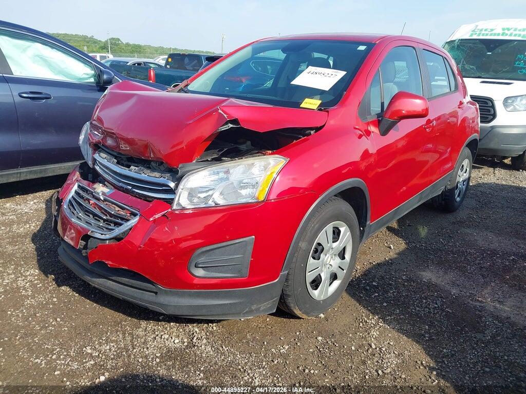 KL7CJKSB1FB128102 2015 CHEVROLET TRAX photo no. 2