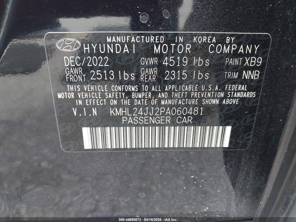 KMHL24JJ2PA060481 2023 HYUNDAI SONATA HYBRID photo no. 9