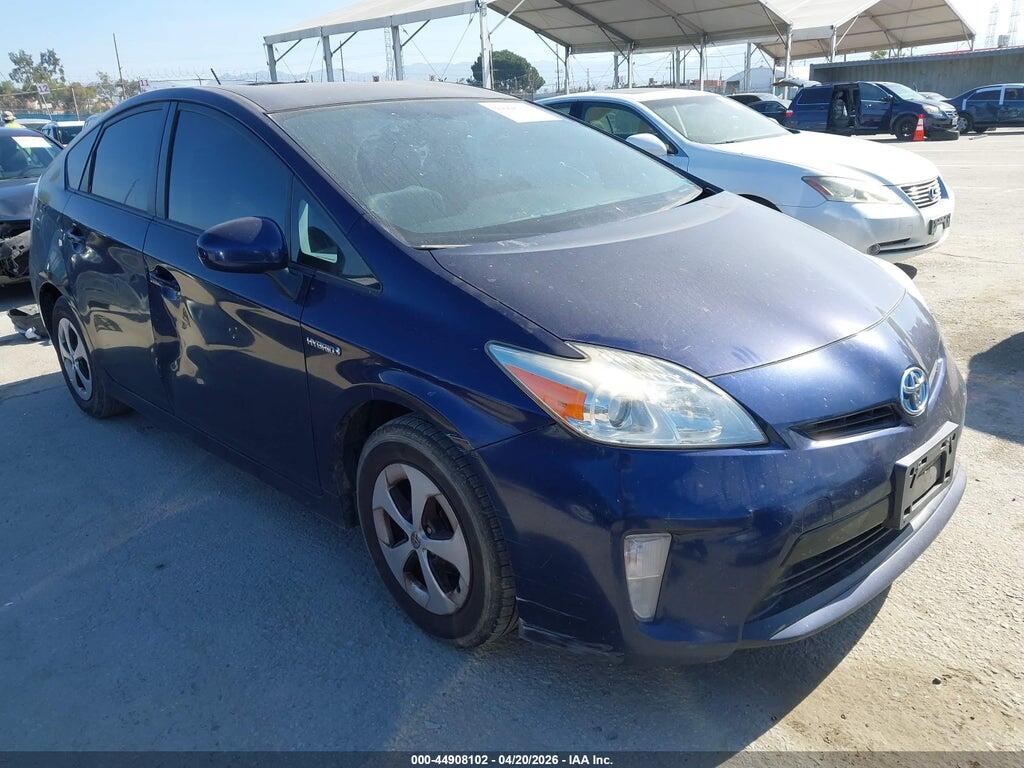 JTDKN3DUXE0384532 2014 TOYOTA PRIUS photo no. 1
