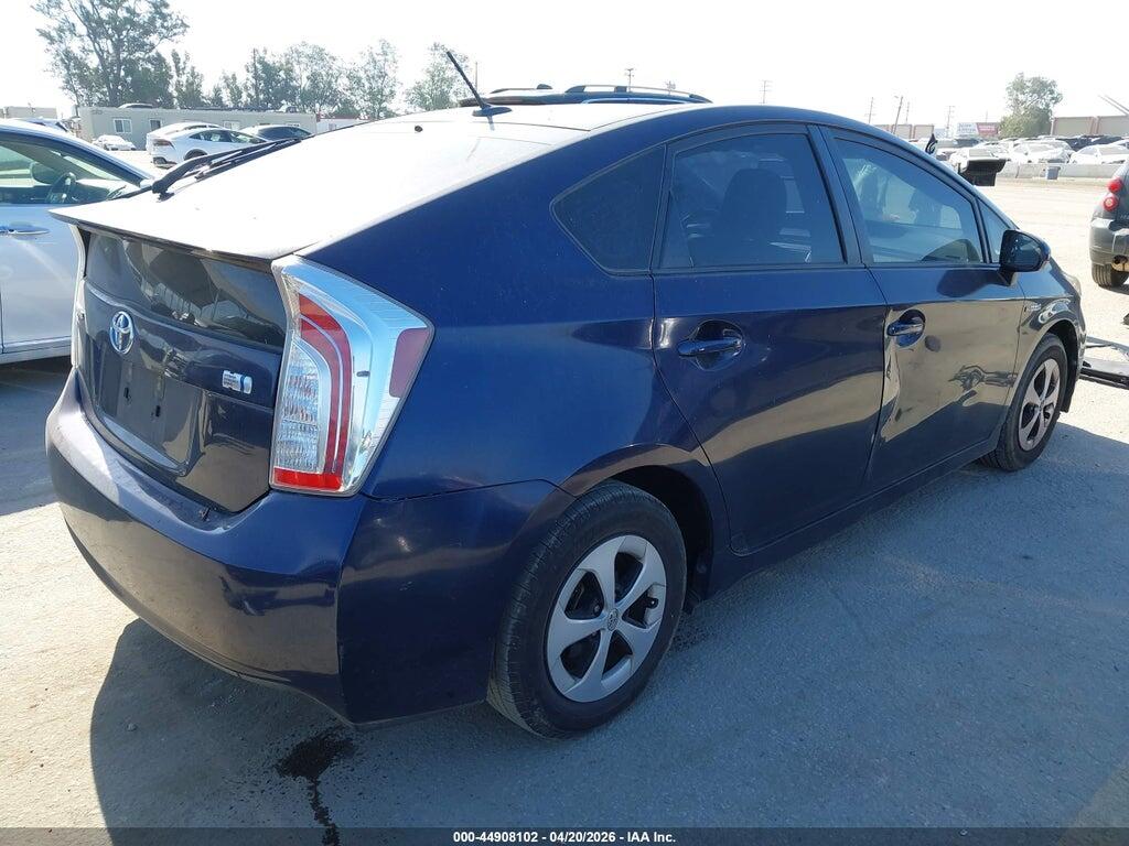 JTDKN3DUXE0384532 2014 TOYOTA PRIUS photo no. 4