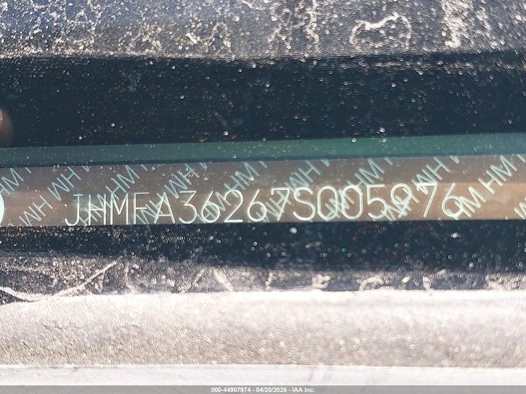 JHMFA36267S005976 2007 HONDA CIVIC HYBRID photo no. 12