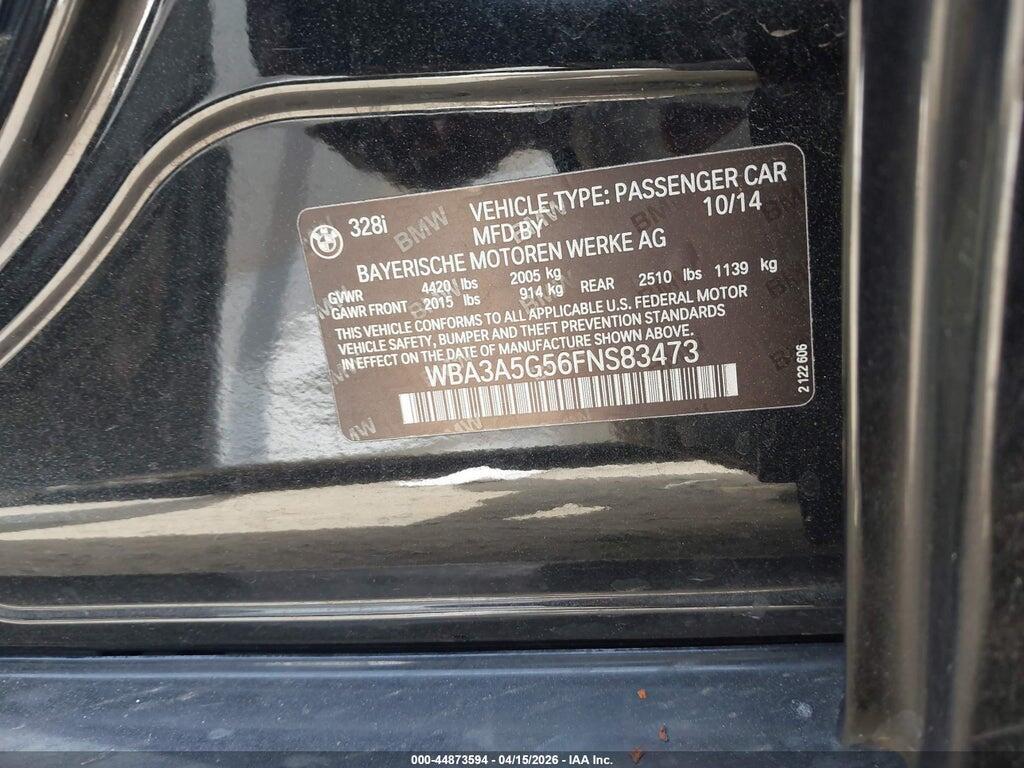WBA3A5G56FNS83473 2015 BMW 328I photo no. 9