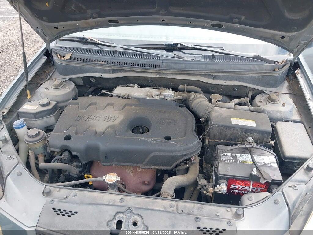 KNADE123976256383 2007 KIA RIO photo no. 10