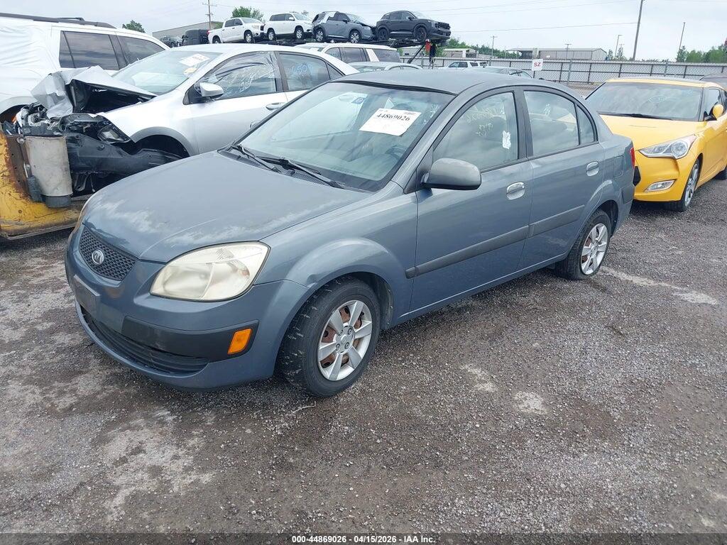 KNADE123976256383 2007 KIA RIO photo no. 2