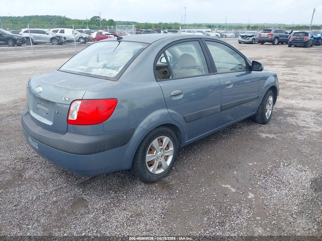 KNADE123976256383 2007 KIA RIO photo no. 4