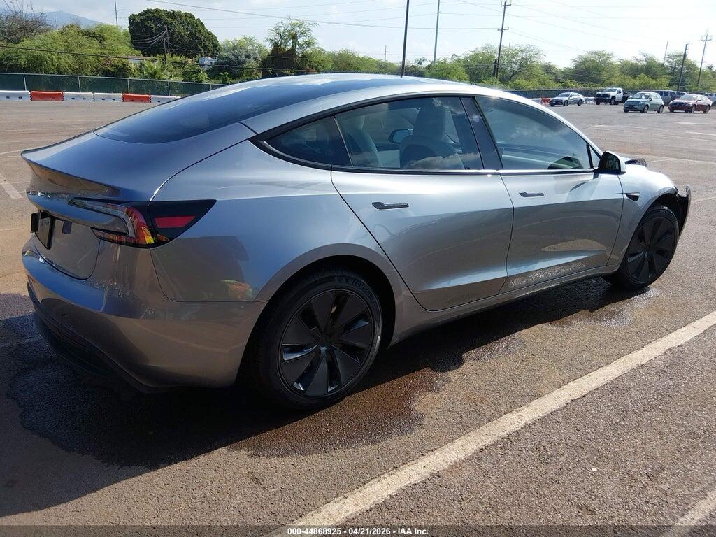 5YJ3E1EA2SF899812 2025 TESLA MODEL 3 photo no. 4