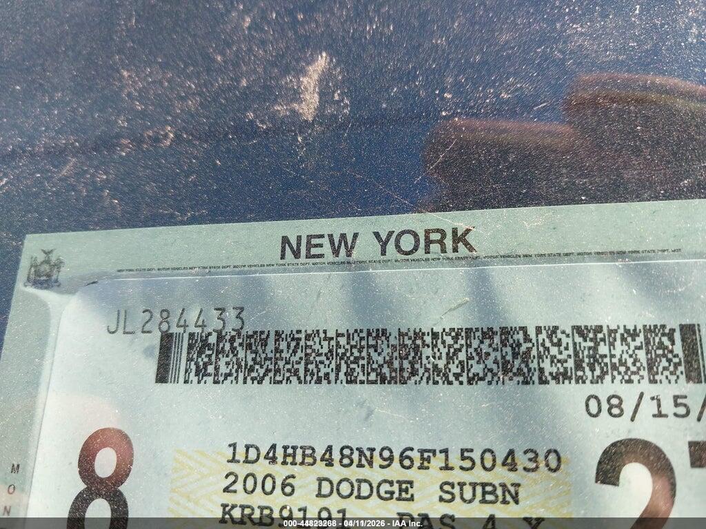 1D4HB48N96F150430 2006 DODGE DURANGO photo no. 9