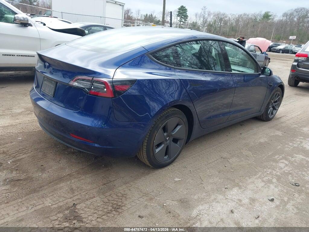 5YJ3E1EA3NF252162 2022 TESLA MODEL 3 photo no. 4