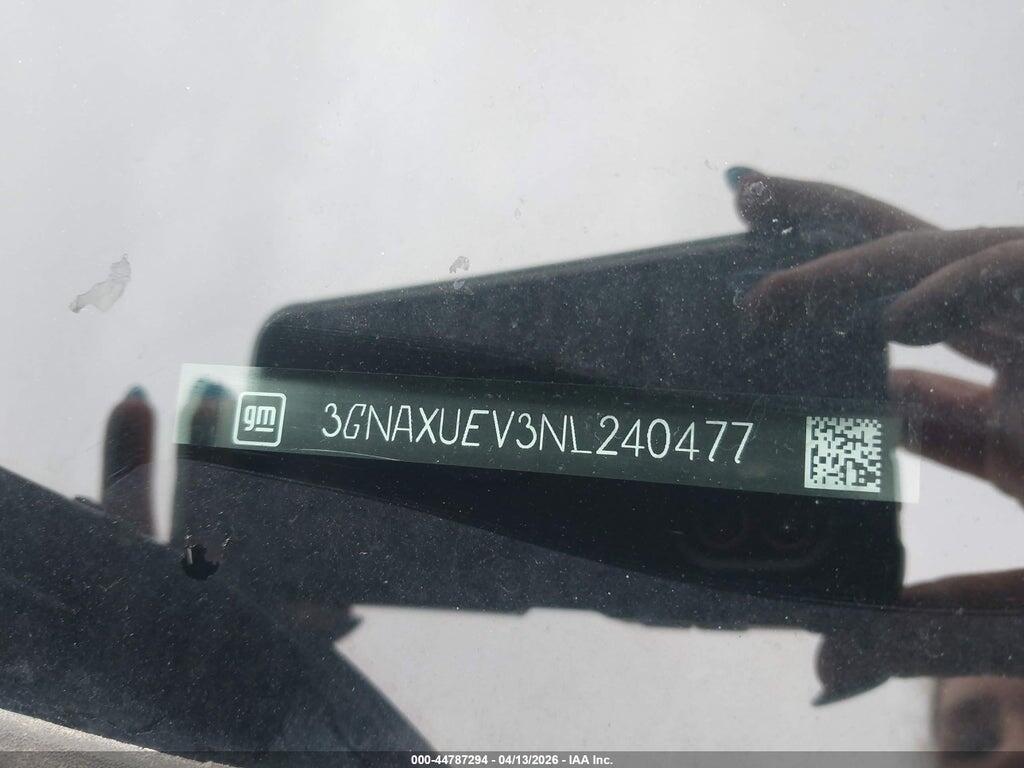 3GNAXUEV3NL240477 2022 CHEVROLET EQUINOX photo no. 9