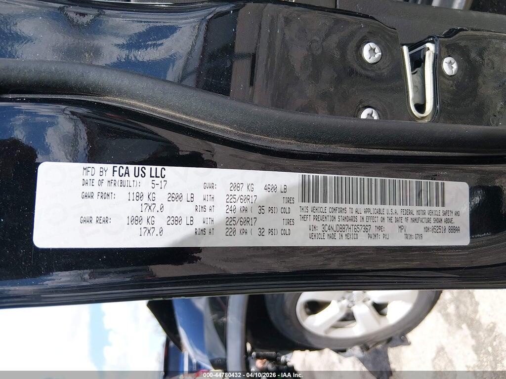 3C4NJDBB7HT657367 2017 JEEP NEW COMPASS photo no. 9