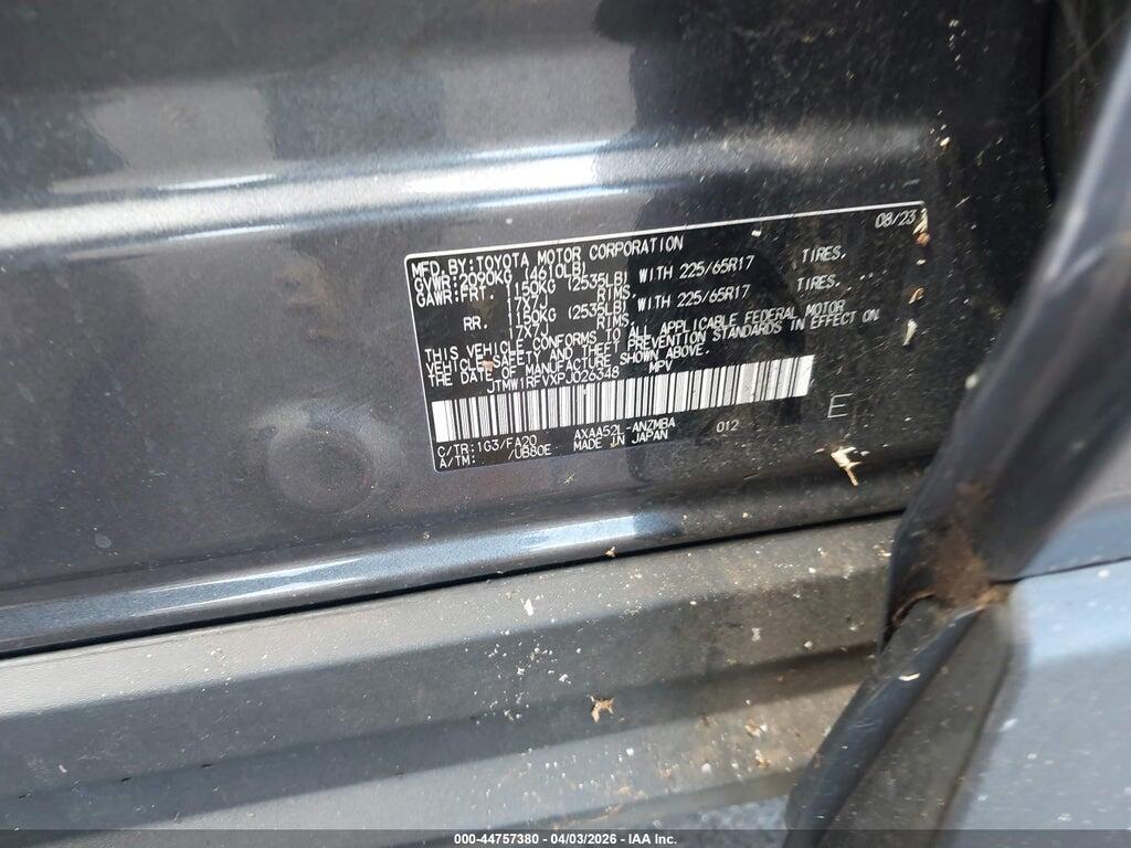 JTMW1RFVXPJ026348 2023 TOYOTA RAV4 photo no. 9