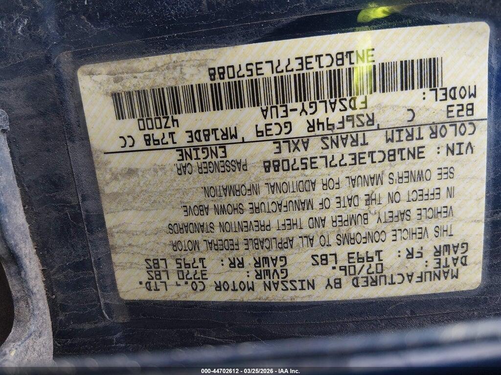 3N1BC13E77L357088 2007 NISSAN VERSA photo no. 9