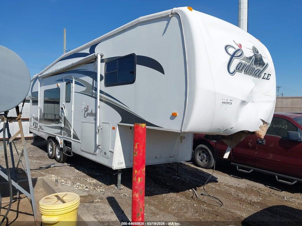 2008 FOREST RIVER CARDINAL 4X4FCAF268G093071