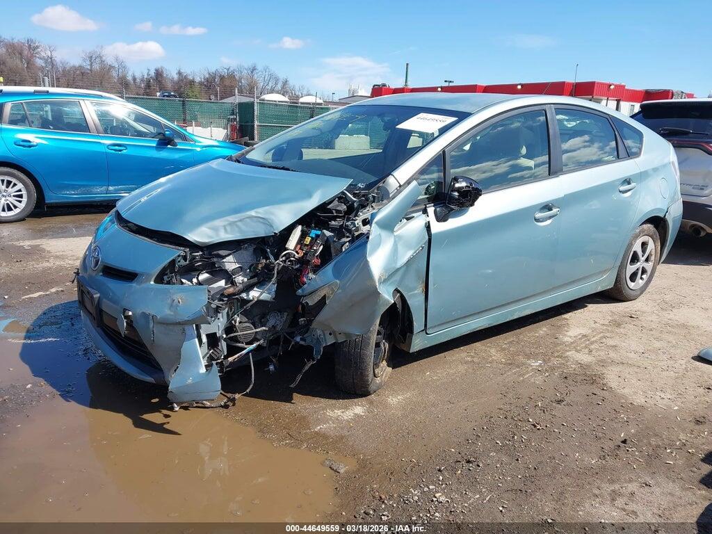 JTDKN3DU5D1732844 2013 TOYOTA PRIUS photo no. 2