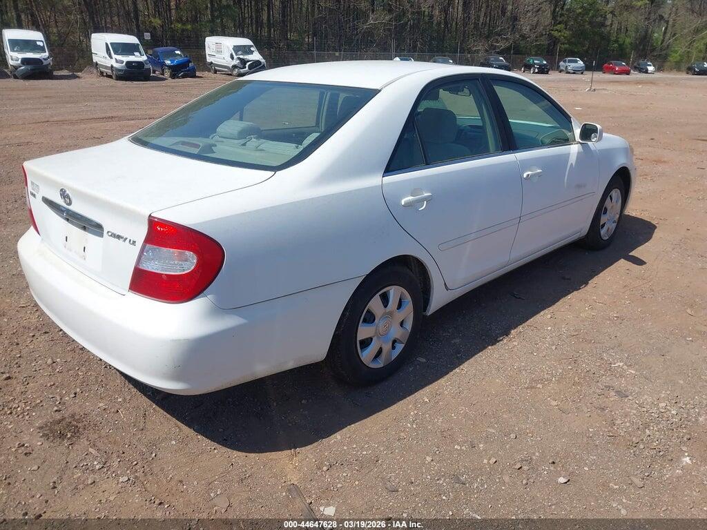 4T1BE32K52U007186 2002 TOYOTA CAMRY photo no. 4