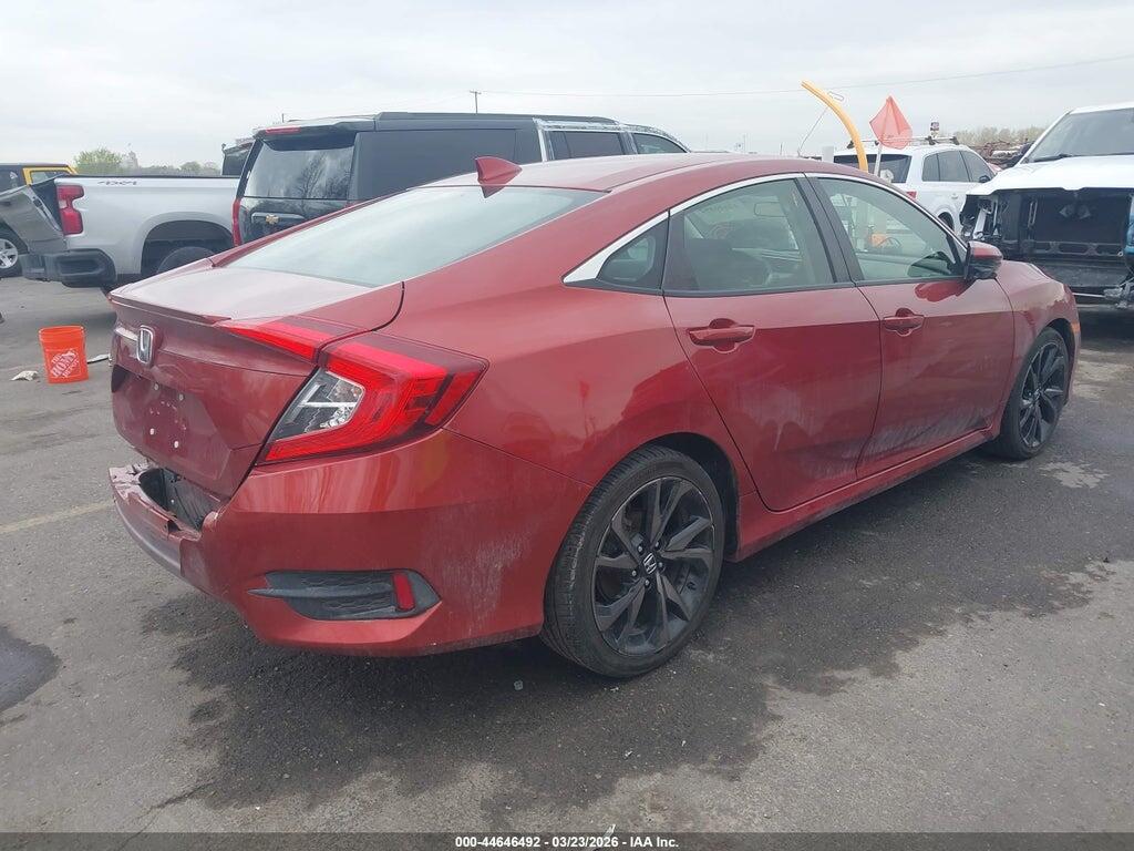 JHMFC1F31KX003894 2019 HONDA CIVIC photo no. 4