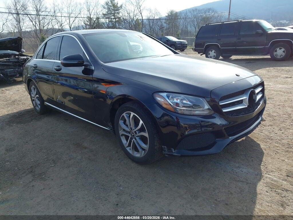 WDDWF4JB6JR401748 2018 MERCEDES-BENZ C 300 photo no. 1